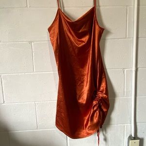 Satin cocktail dress